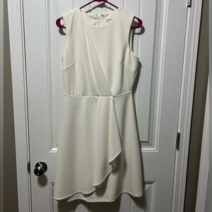 Calvin Klein Cream Sleeveless Pencil Dress